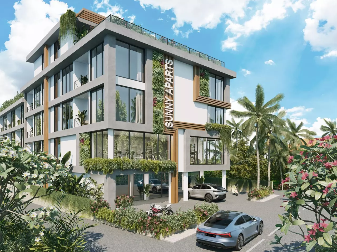 1 room apartment 40 m² Canggu, Indonesia