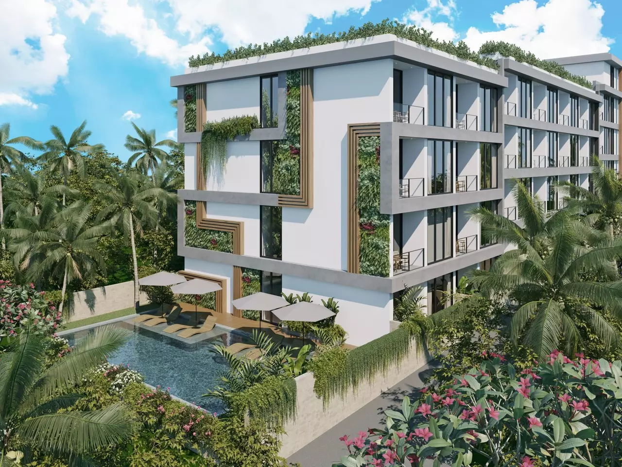 1 room apartment 40 m² Canggu, Indonesia