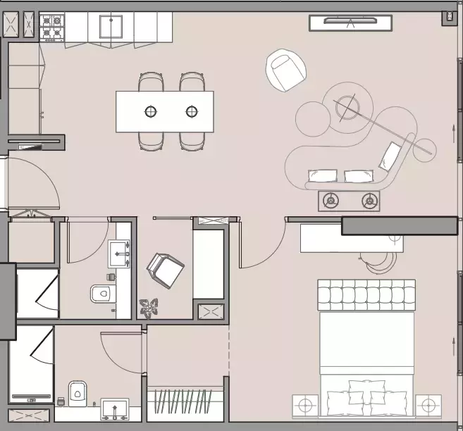 Wohnung 2 zimmer 72 m² Dubai, Vereinigte Arabische Emirate
