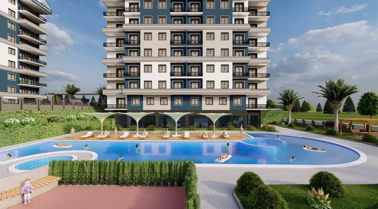 Mieszkanie 3 pokoi 110 m² Alanya, Turcja
