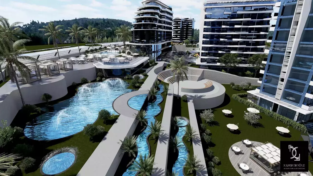 1 bedroom apartment 53 m² Alanya, Turkey