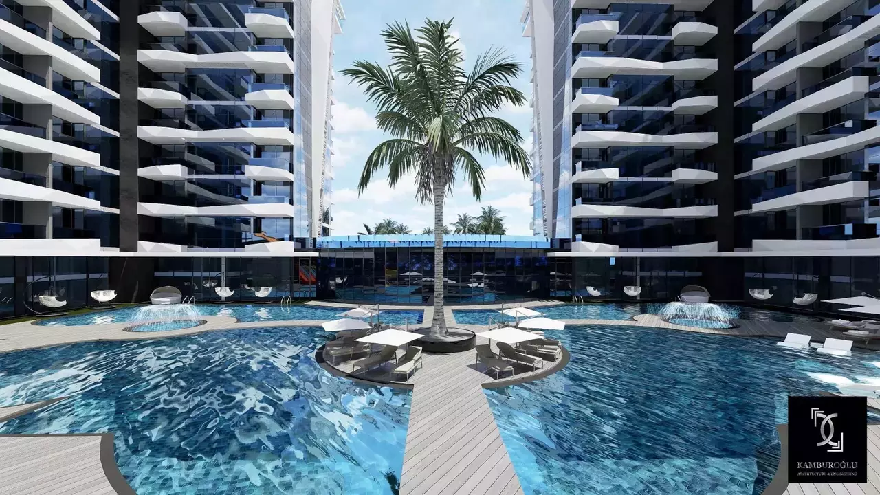 1 bedroom apartment 53 m² Alanya, Turkey