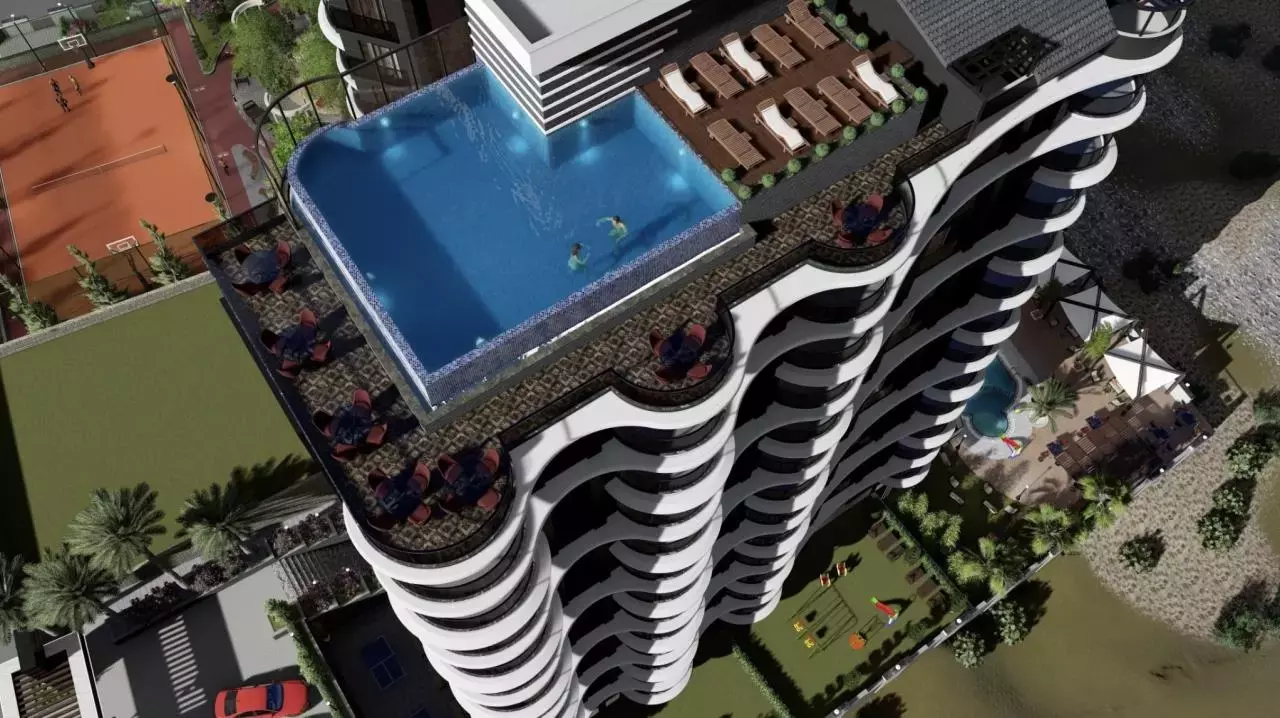 Квартира 1 комната 73 м² Аланья, Турция