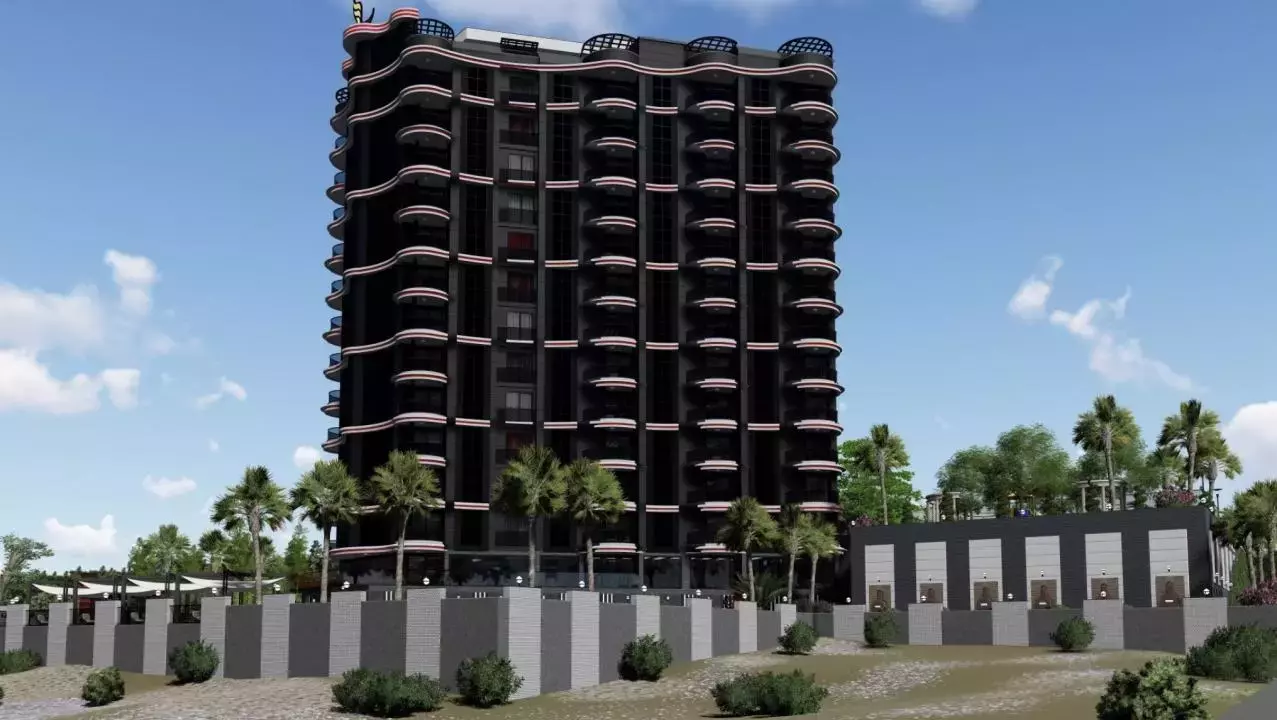 Квартира 1 комната 73 м² Аланья, Турция