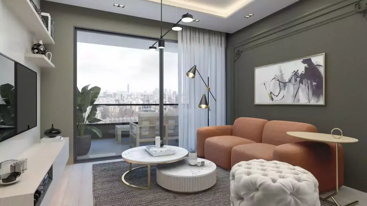 Mieszkanie 1 pokój 59 m² Akdeniz, Turcja
